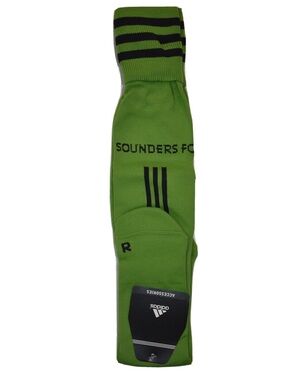 Adidas Mens MLS Formotion Extreme Seattle Sounders FC Soccer Socks SZ Large NWT